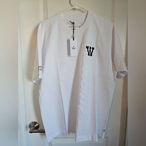 Reigning Champ - Midweight Jersey Crewneck - Team West - White - Large - NWT